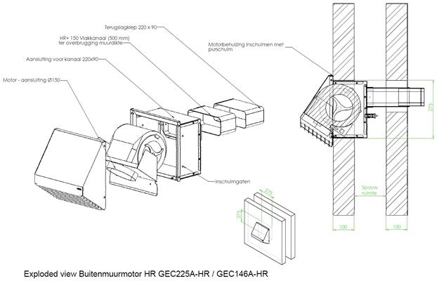 bouwtekening-GEC146AHR-ABK-Motoren-Afzuigkappen