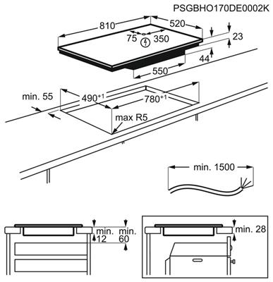 bouwtekening-IKE8565SFB-AEG-Inductie-kookplaat