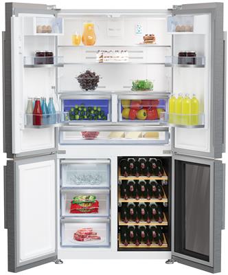 daarna Leegte barst GN1416220CX BEKO Side by side koelkast - de beste prijs - 123Apparatuur.nl