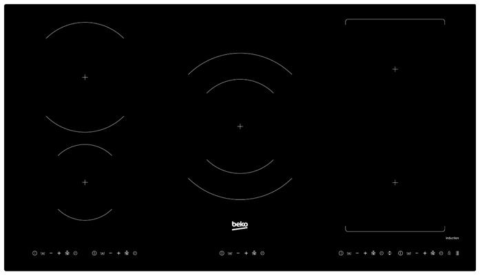 HII95310FHT-Beko-Inductie-kookplaat