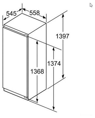 bouwtekening-KIF52SDF0-Bosch-Koelkasten-Vriezers