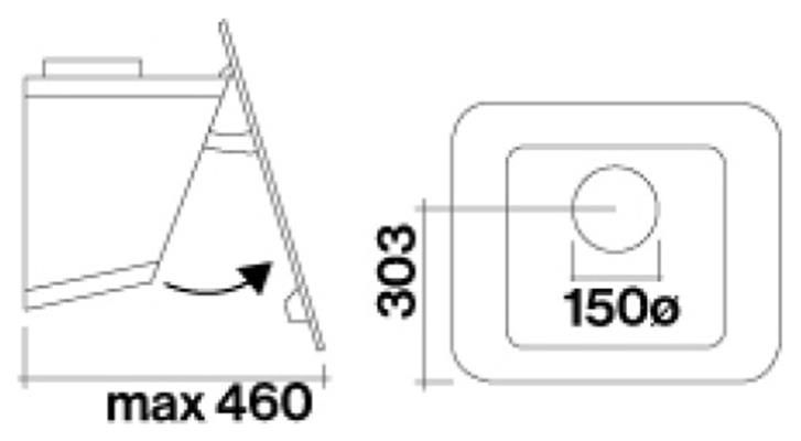 bouwtekening-TAB60BL-Falmec-Wandschouw-afzuigkap