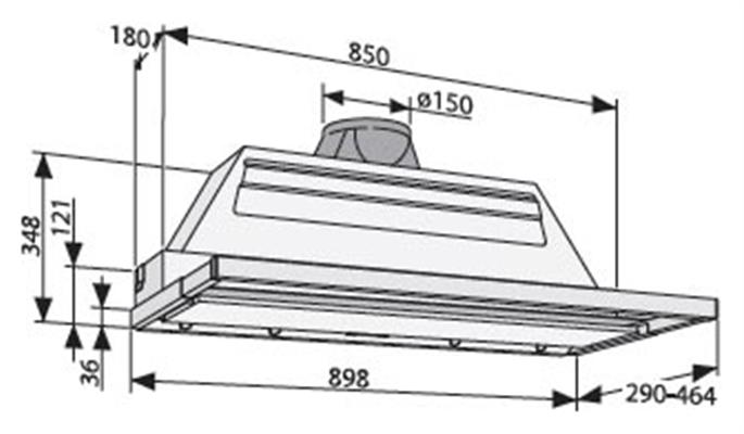 D693 afzuigkap - beste prijs - 123Apparatuur.nl