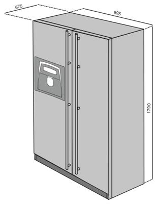 Zee Ontbering toezicht houden op BIGK/1 MSYSTEM Side by side koelkast - de beste prijs - 123Apparatuur.nl