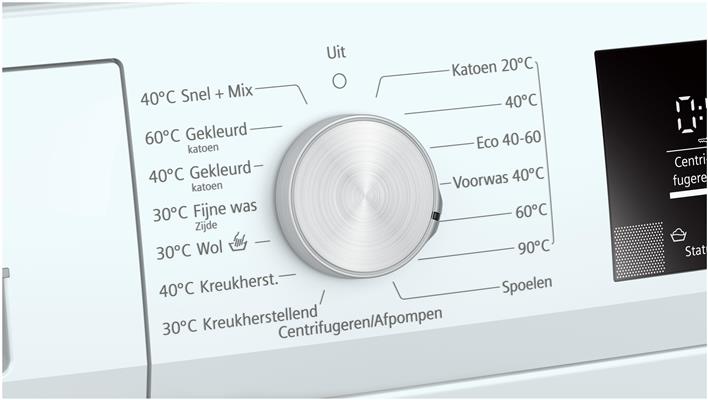 Verlichten Bijna wit WM14UU00NL SIEMENS Wasmachine - de beste prijs - 123Apparatuur.nl