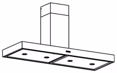 ABK-PA131805RZ-Wandschouw afzuigkap