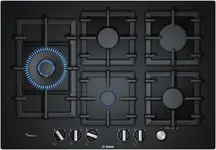 BOSCH-PPS7A6M90N-Gas op glas kookplaat