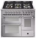 STEEL-AQ10SFF4MSS-Gas fornuis