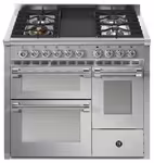 STEEL-AQ10SFF4TSS-Gas fornuis