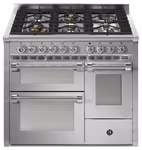 STEEL-AQ10SFF6WSS-Gas fornuis
