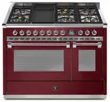 STEEL-AQ12SF6BBR-Gas fornuis
