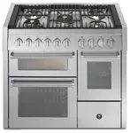 STEEL-GQ10SFF4MSS-Gas fornuis