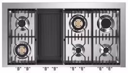 STEEL-GQ12SF6BAN-Gas fornuis