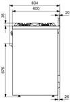 STEEL-X9F6NF-Gas fornuis