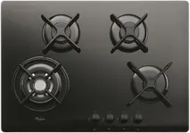 WHIRLPOOL-AKT5000NB-Gas op glas kookplaat